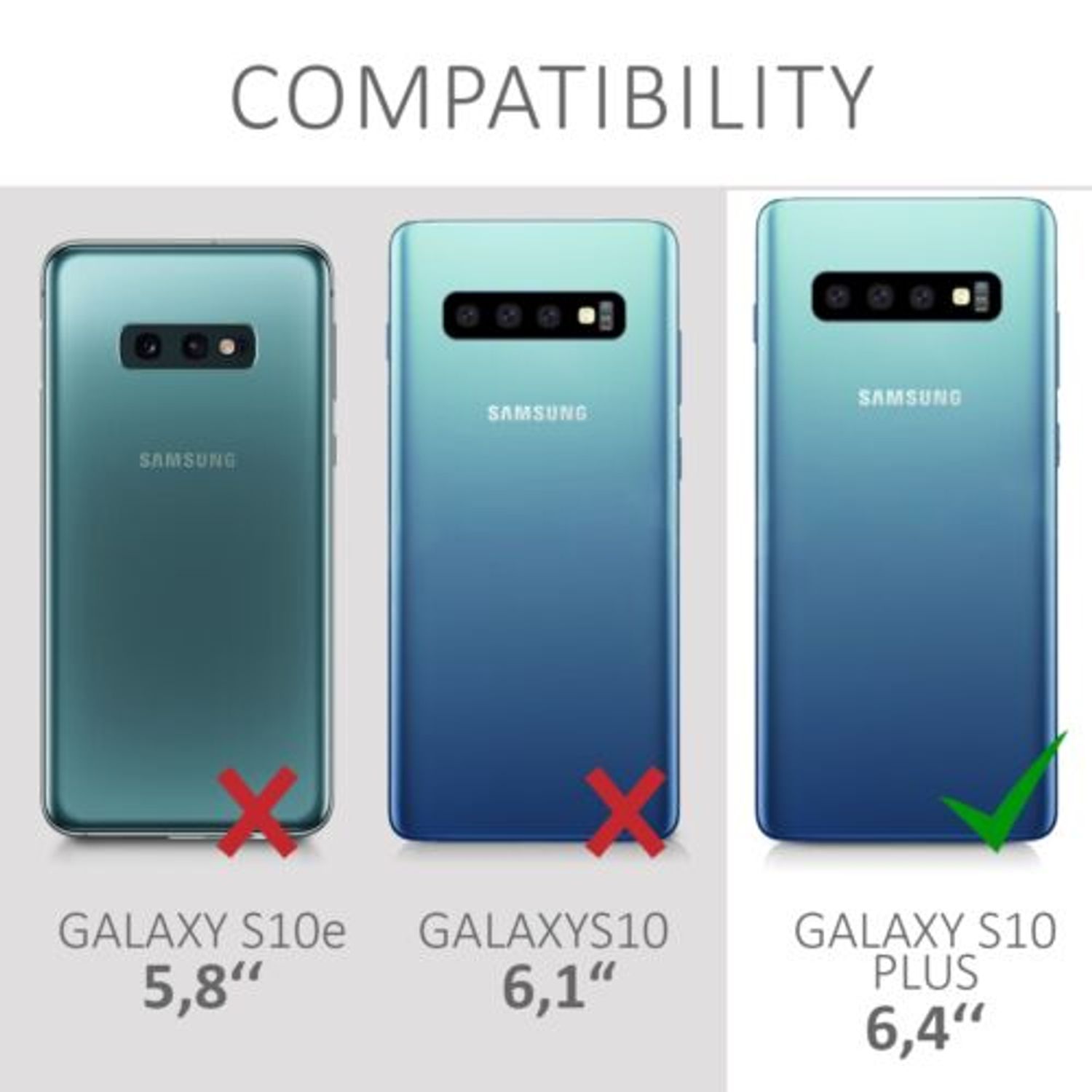 Husa pentru Samsung Galaxy S10 Plus, Silicon, Verde, 49028.57 fotografia produsului View 6 L