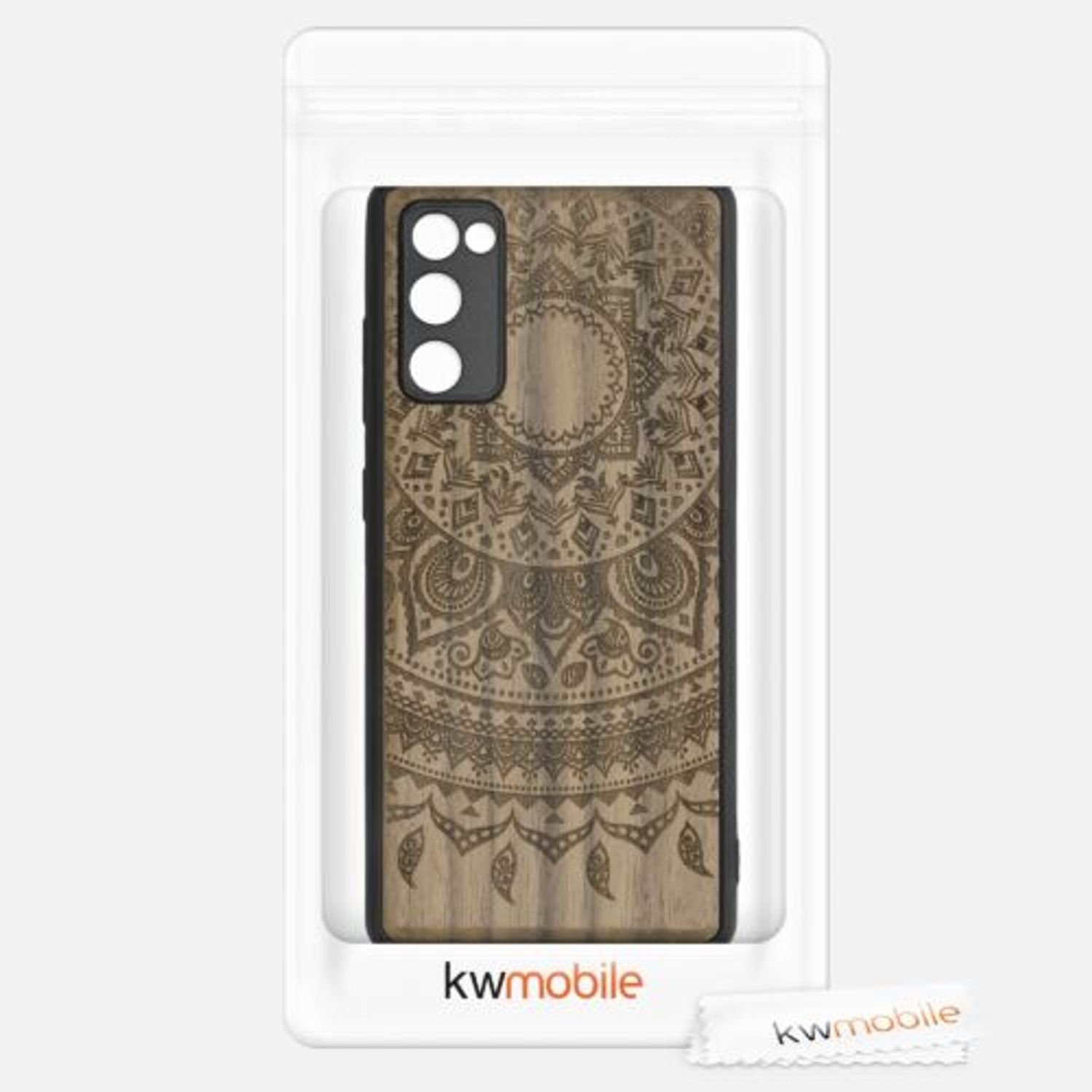 Husa pentru Samsung Galaxy S20 FE, Lemn, Maro, 54370.05 fotografia produsului View 4 L