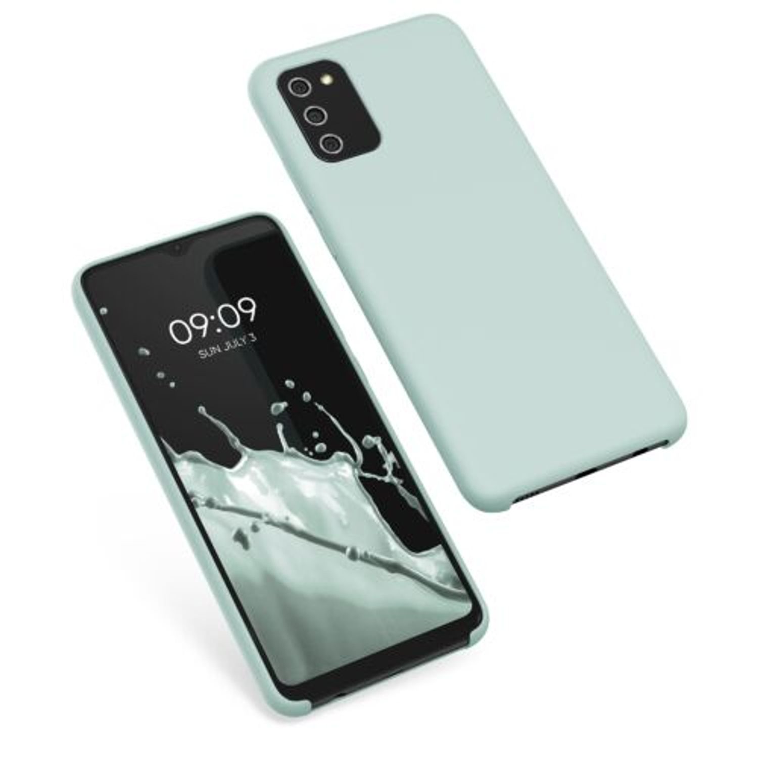 Husa pentru Samsung Galaxy A02s, Silicon, Verde, 55415.200 fotografia produsului View 2 L
