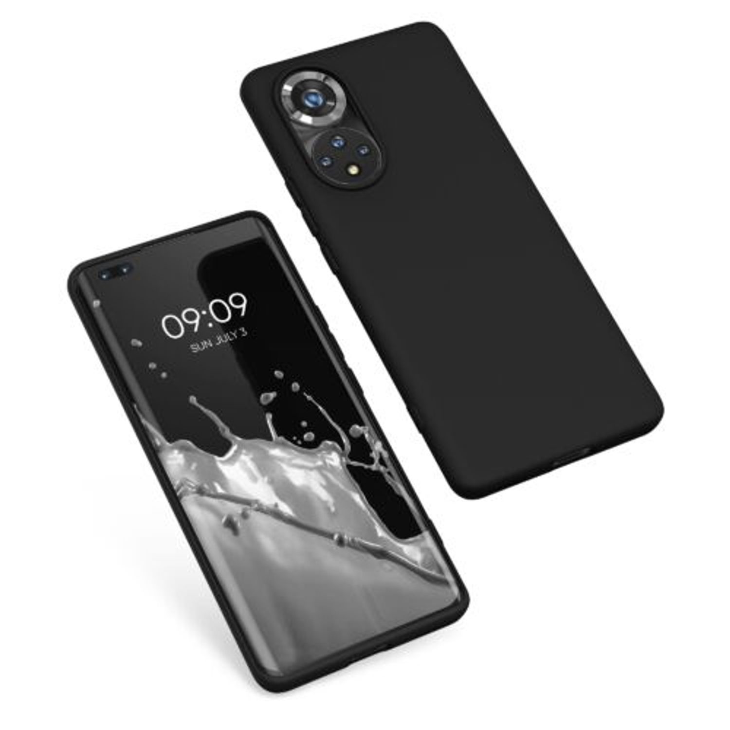 Husa pentru Honor 50 Pro, Silicon, Negru, 55410.01 fotografia produsului View 2 L