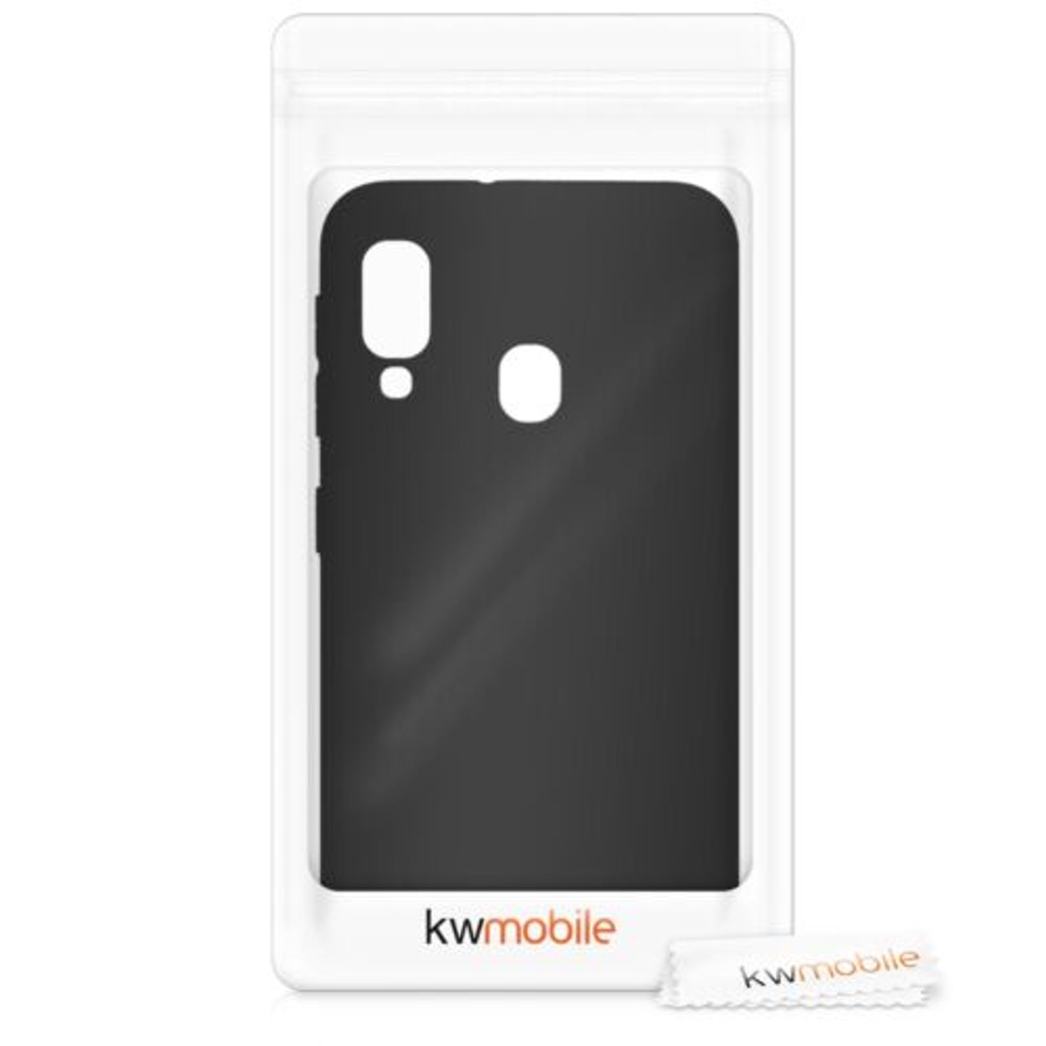 Husa pentru Samsung Galaxy A20e, Silicon, Negru, 48738.47 fotografia produsului View 7 L