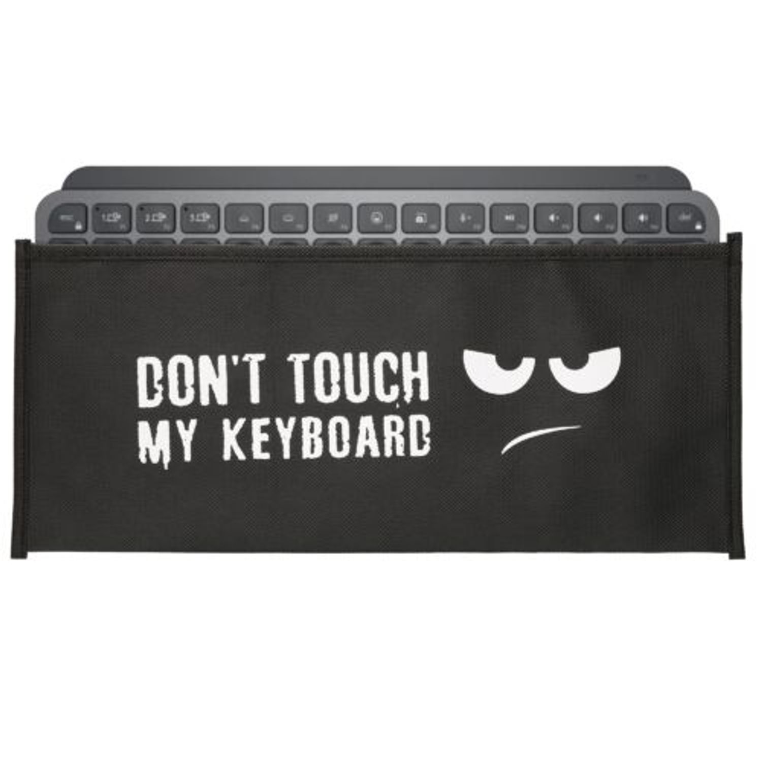 Husa pentru tastatura Logitech MX Mechanical Mini Wireless, Kwmobile, Negru/Alb, Plastic, 59053.01 fotografia produsului