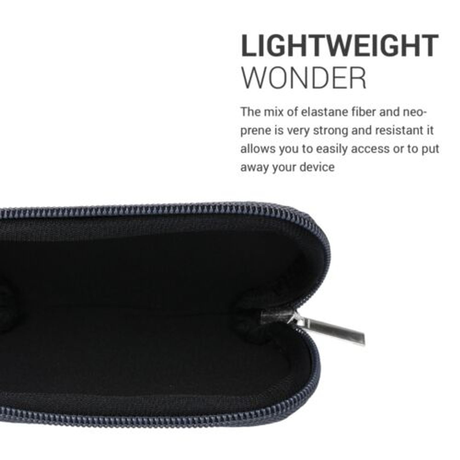 Husa pentru mouse Apple Magic Mouse 2/Magic Mouse 1, Kwmobile, Gri, Neopren, 51117.22 fotografia produsului View 4 L