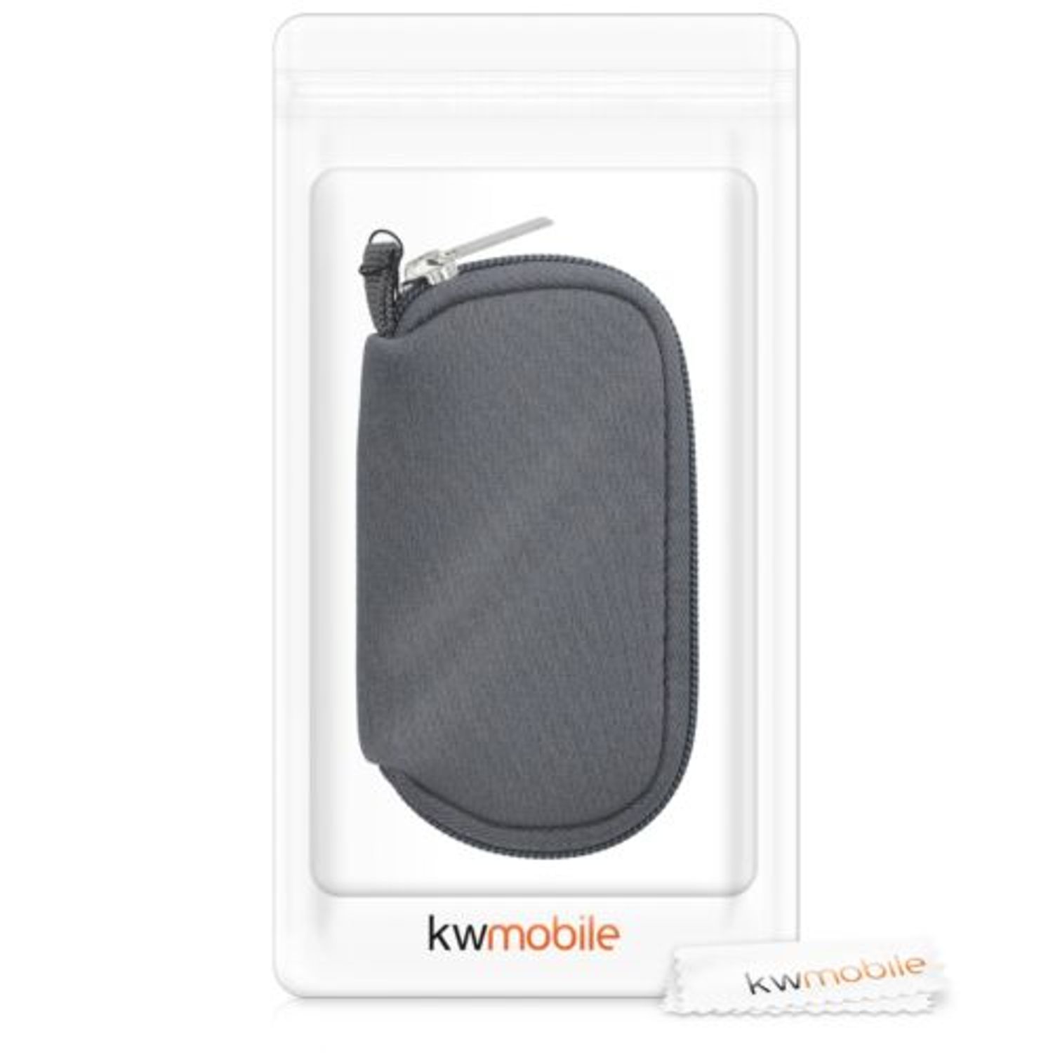 Husa pentru mouse Apple Magic Mouse 2/Magic Mouse 1, Kwmobile, Gri, Neopren, 51117.22 fotografia produsului View 6 L