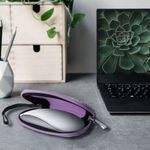 Husa pentru mouse Apple Magic Mouse 2/Magic Mouse 1, Kwmobile, Mov, Neopren, 51117.108 fotografia produsului View 3 S