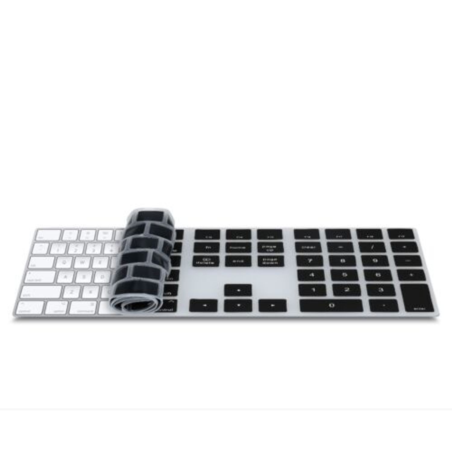 Husa pentru tastatura Apple Magic Keyboard, Kwmobile, Negru, Silicon, 47879.01 fotografia produsului View 3 L