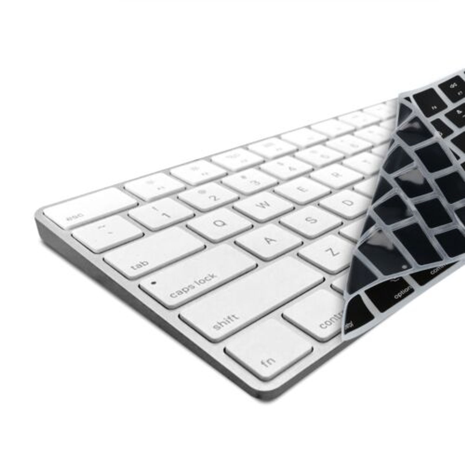 Husa pentru tastatura Apple Magic Keyboard, Kwmobile, Negru, Silicon, 47879.01 fotografia produsului