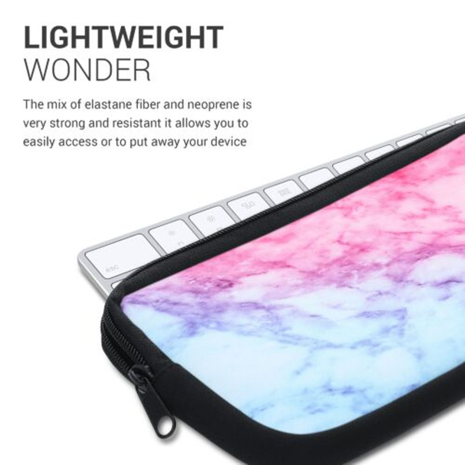 Husa pentru tastatura Apple Magic Keyboard, Kwmobile, Multicolor, Neopren, 51175.04 fotografia produsului View 4 L
