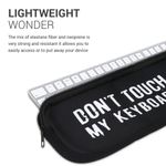 Husa pentru tastatura Apple Magic Keyboard, Kwmobile, Negru/Alb, Neopren, 51177.01 fotografia produsului View 4 S