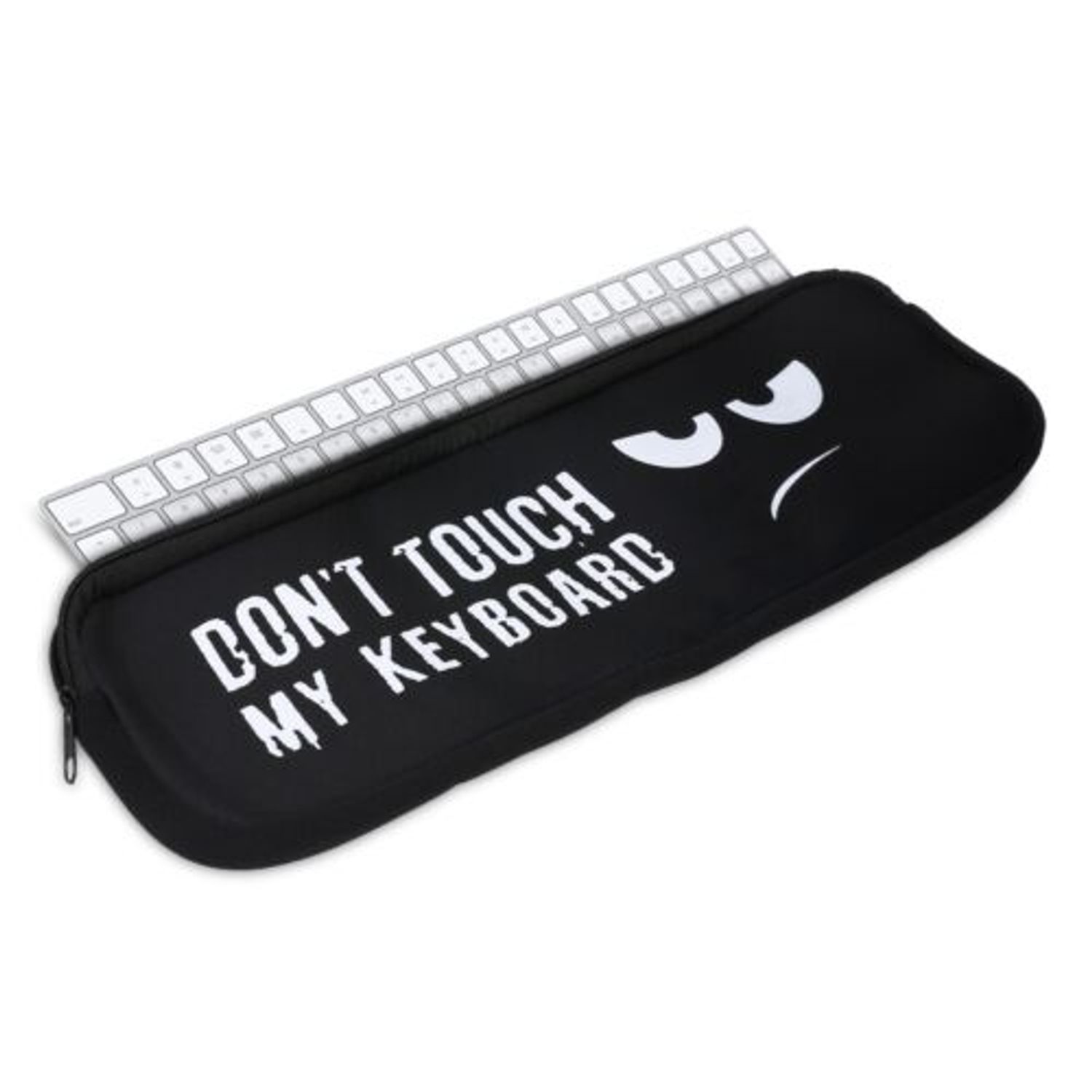 Husa pentru tastatura Apple Magic Keyboard, Kwmobile, Negru/Alb, Neopren, 51177.01 fotografia produsului View 2 L