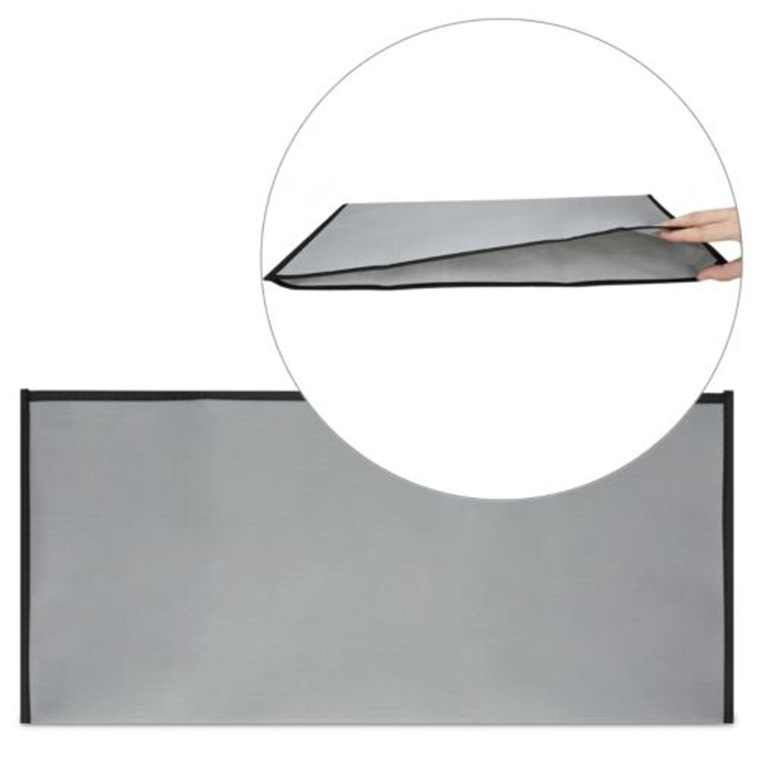 Husa pentru tastatura marime L, Kwmobile, Gri, Plastic, 49500.25 fotografia produsului View 5 L