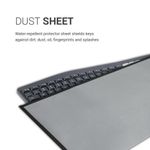 Husa pentru tastatura marime L, Kwmobile, Gri, Plastic, 49500.25 fotografia produsului View 4 S