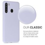 Husa pentru Samsung Galaxy A21, Silicon, Mov, 52309.108 fotografia produsului View 4 S