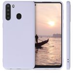 Husa pentru Samsung Galaxy A21, Silicon, Mov, 52309.108 fotografia produsului View 2 S