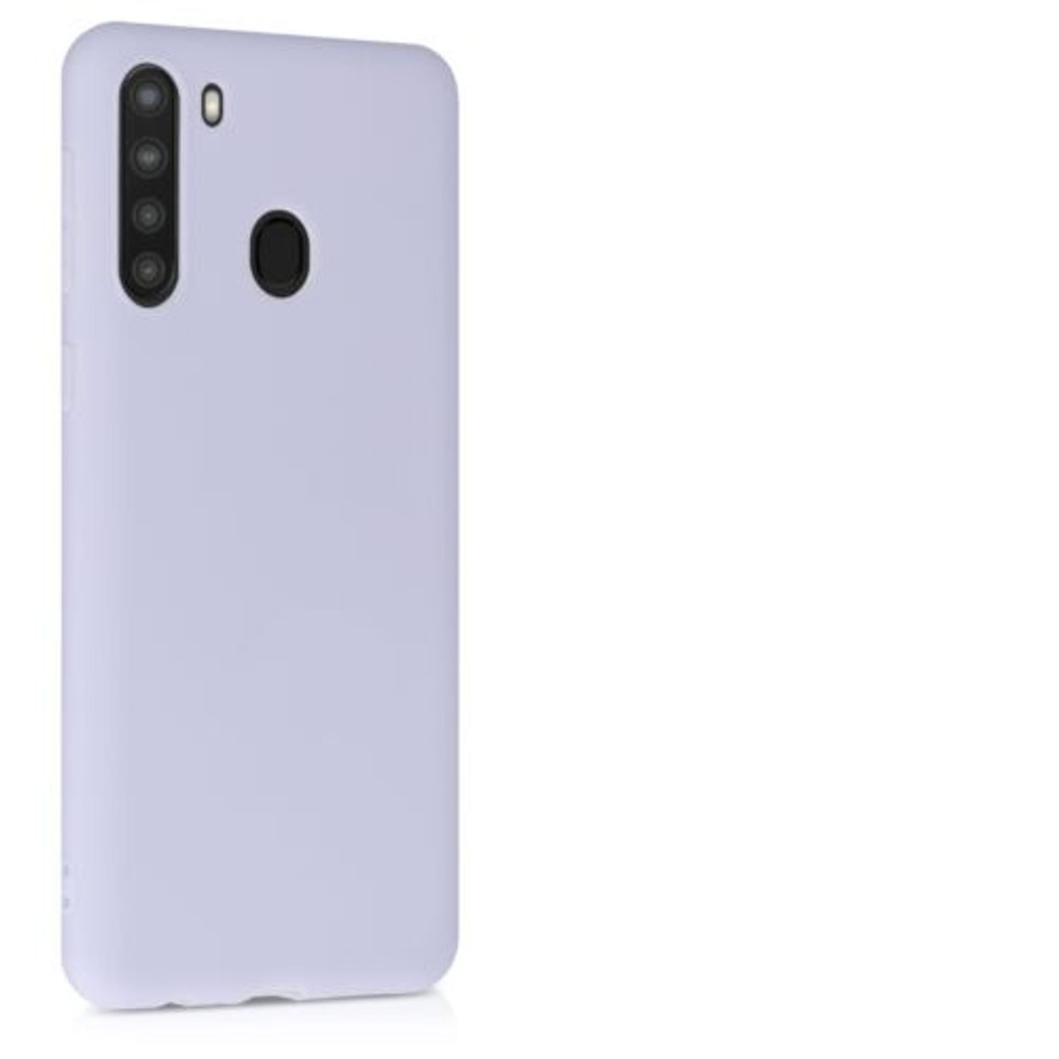 Husa pentru Samsung Galaxy A21, Silicon, Mov, 52309.108 fotografia produsului View 8 L