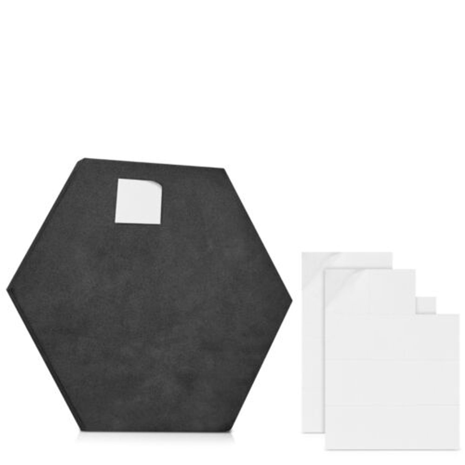 Set 4 Panouri pluta hexagonal Navaris, 20 x 17 cm, 10 pini, 44328.25 fotografia produsului View 7 L