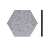 Set 4 Panouri pluta hexagonal Navaris, 20 x 17 cm, 10 pini, 44328.25 fotografia produsului View 8 S