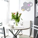 Set 4 Panouri pluta hexagonal Navaris, 20 x 17 cm, 10 pini, 44328.25 fotografia produsului View 6 S