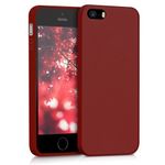 Husa pentru Apple iPhone 5/iPhone 5s/iPhone SE, Silicon, Rosu, 33098.20 fotografia produsului