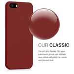 Husa pentru Apple iPhone 5/iPhone 5s/iPhone SE, Silicon, Rosu, 33098.20 fotografia produsului View 4 S