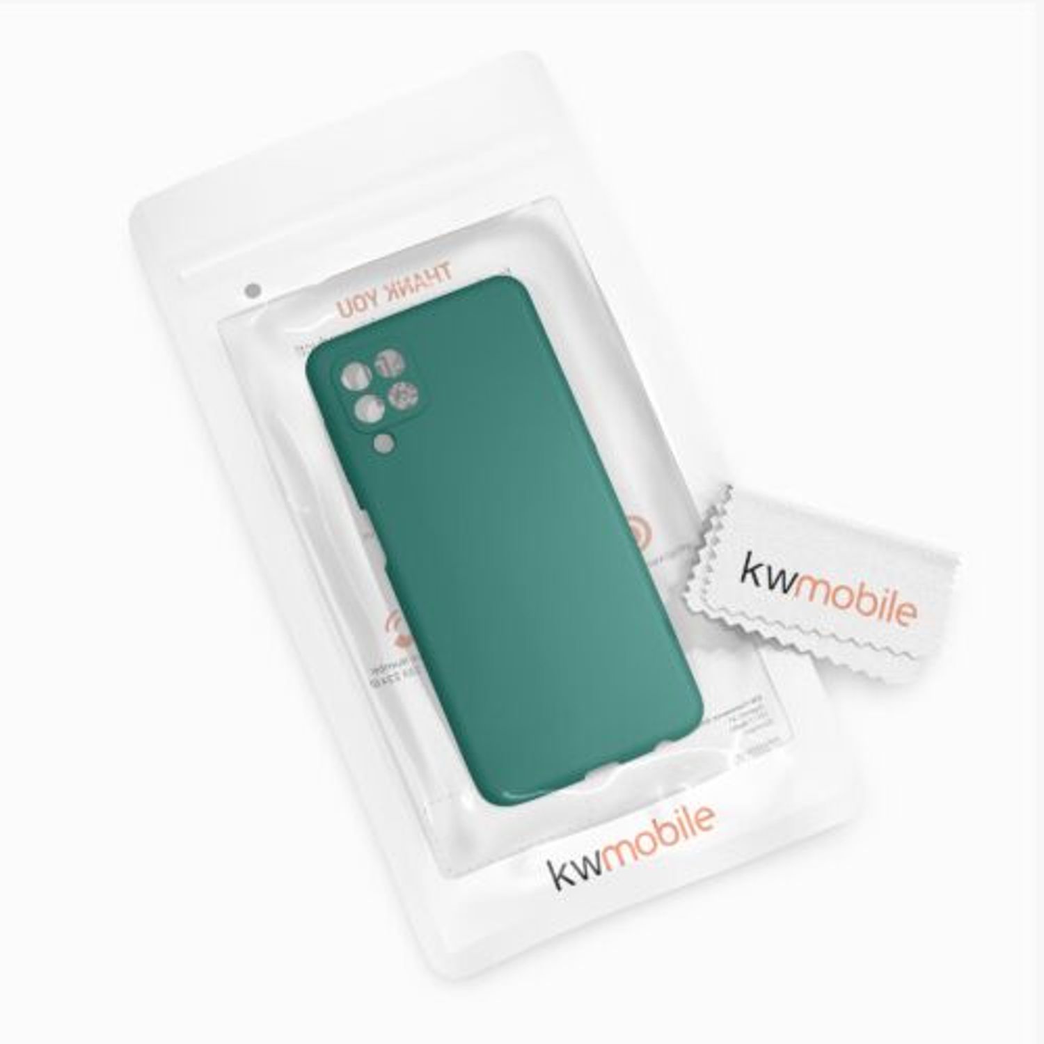 Husa pentru Samsung Galaxy A22, Silicon, Verde, 55500.184 fotografia produsului View 8 L