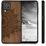 Husa pentru Samsung Galaxy A22, Lemn, Maro, 55912.01 fotografia produsului View 4 S