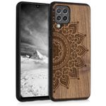 Husa pentru Samsung Galaxy A22, Lemn, Maro, 55912.01 fotografia produsului