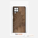 Husa pentru Samsung Galaxy A22, Lemn, Maro, 55912.01 fotografia produsului View 3 S