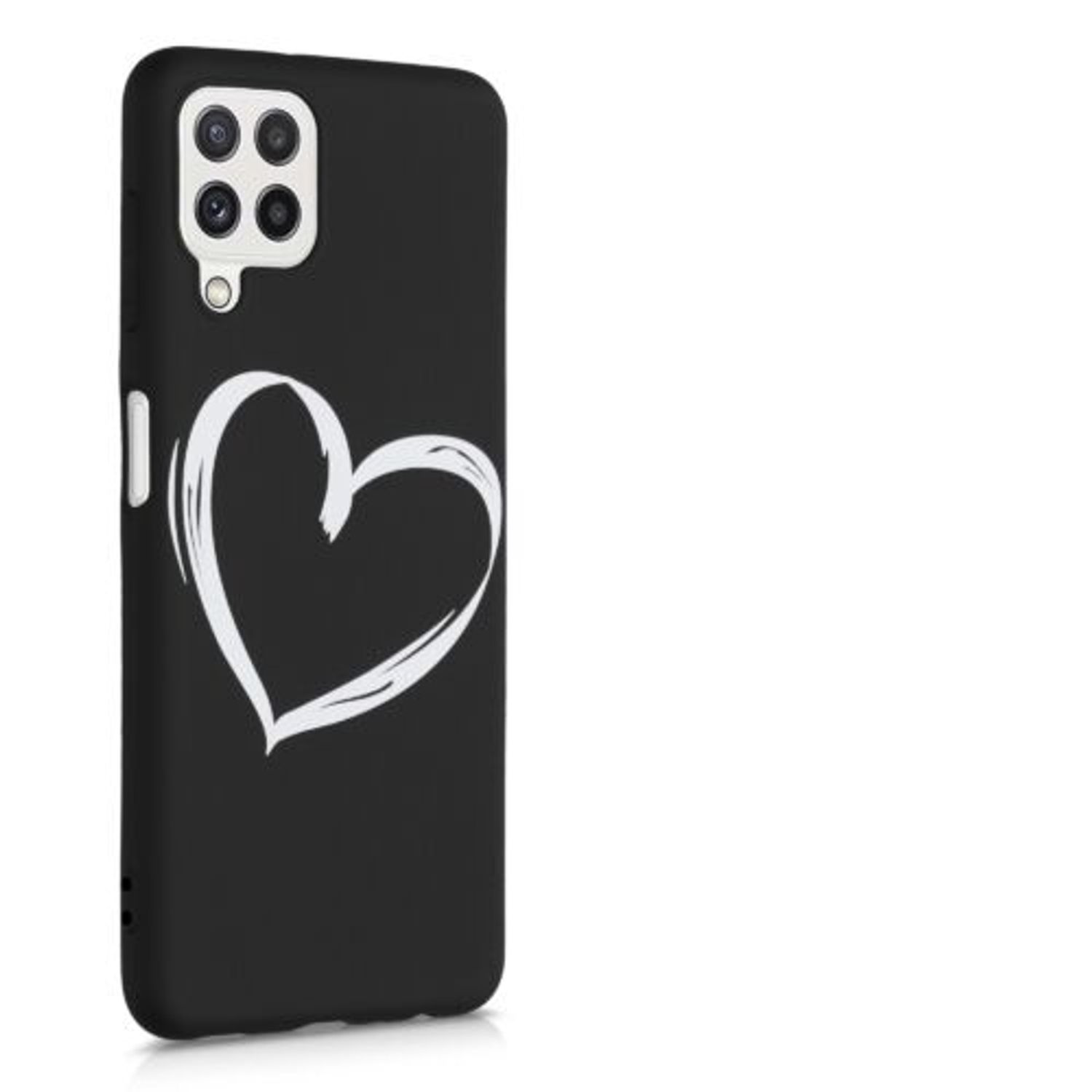 Husa pentru Samsung Galaxy A22, Silicon, Negru, 55497.03 fotografia produsului View 8 L