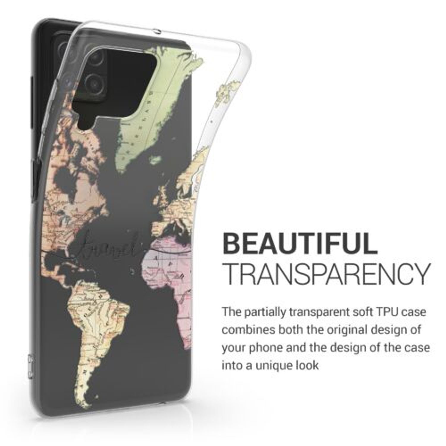 Husa pentru Samsung Galaxy A22, Silicon, Multicolor, 55498.03 fotografia produsului View 3 L