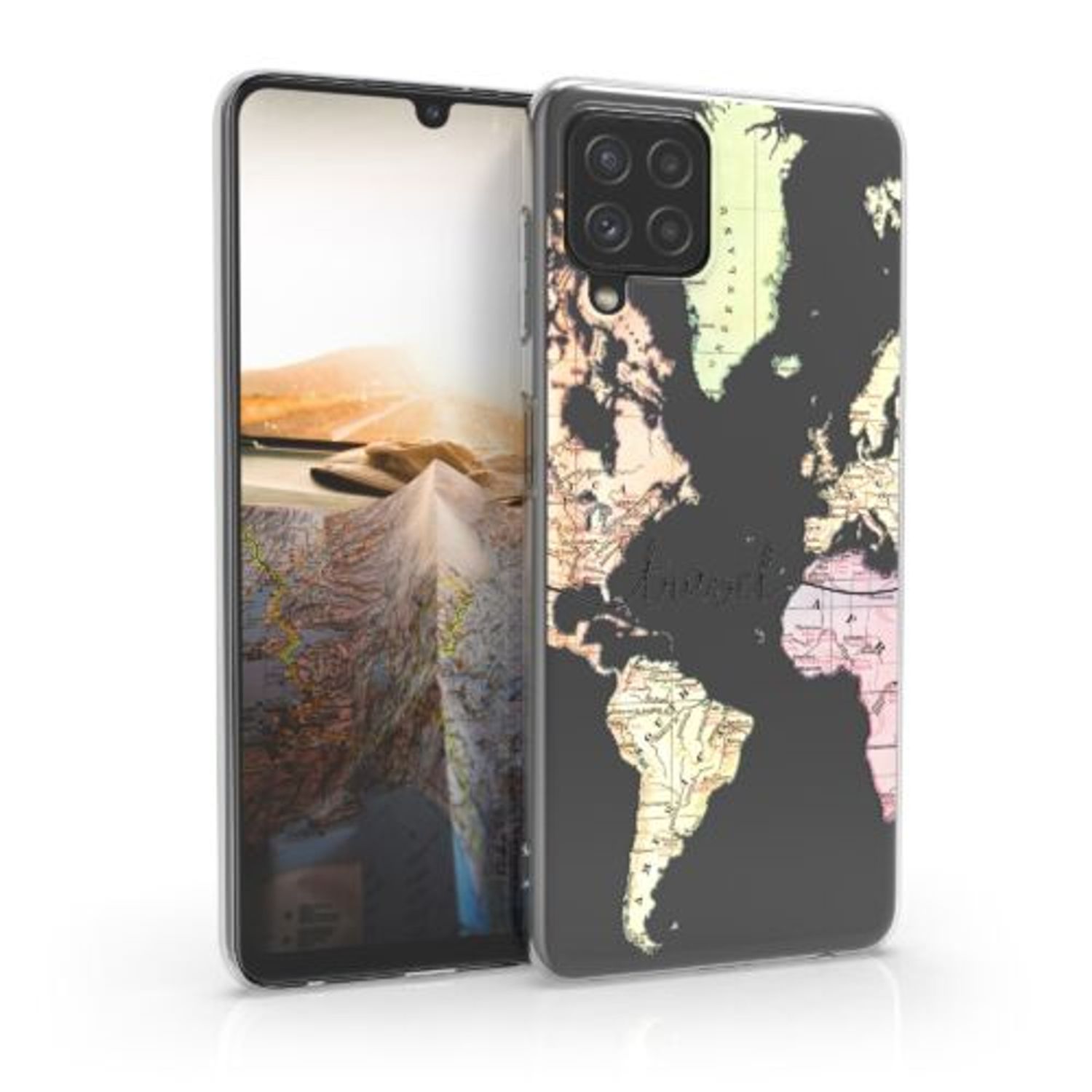 Husa pentru Samsung Galaxy A22, Silicon, Multicolor, 55498.03 fotografia produsului