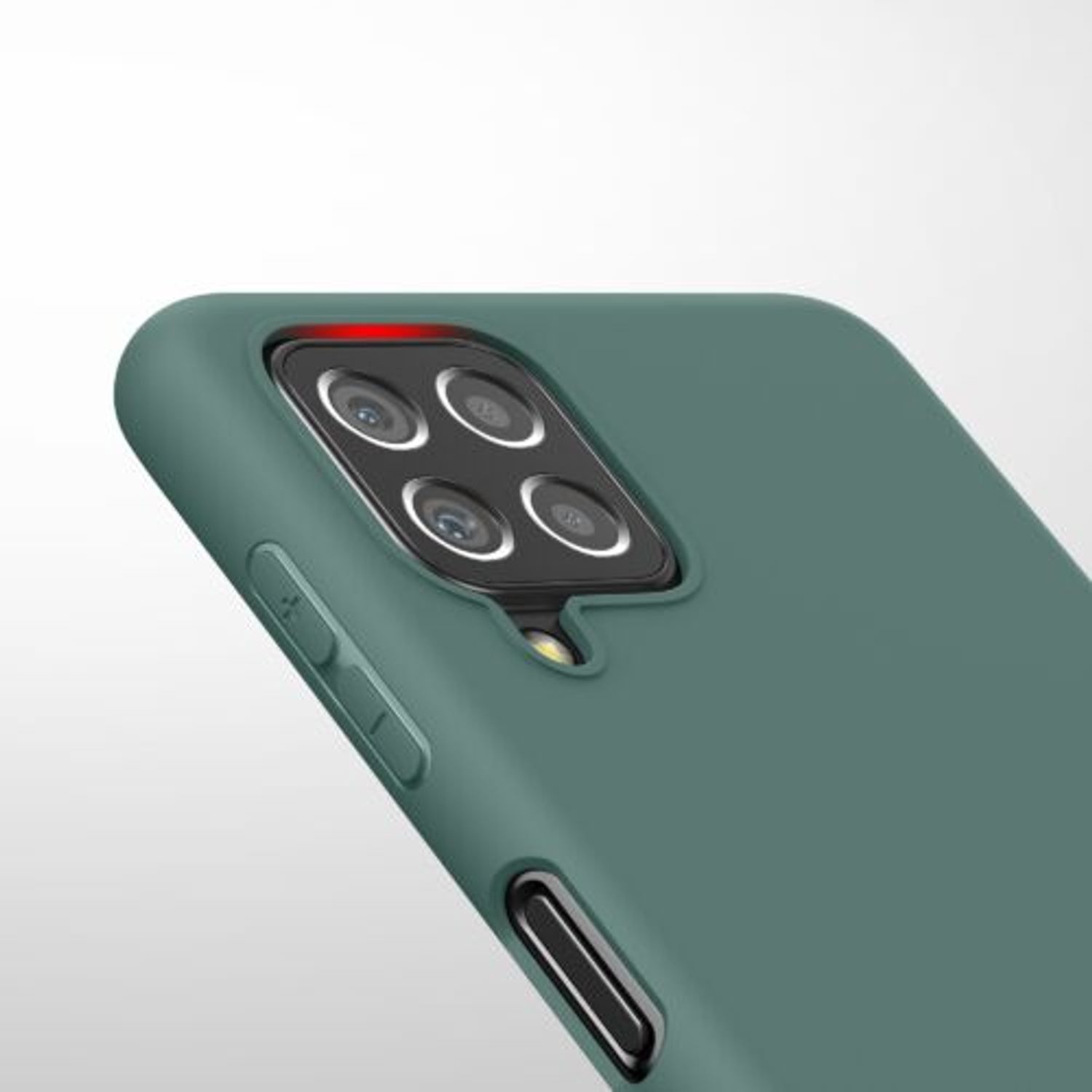 Husa pentru Samsung Galaxy A22, Silicon, Verde, 55493.171 fotografia produsului View 8 L