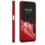 Husa pentru Samsung Galaxy A22, Silicon, Rosu, 55495.36 fotografia produsului View 5 S