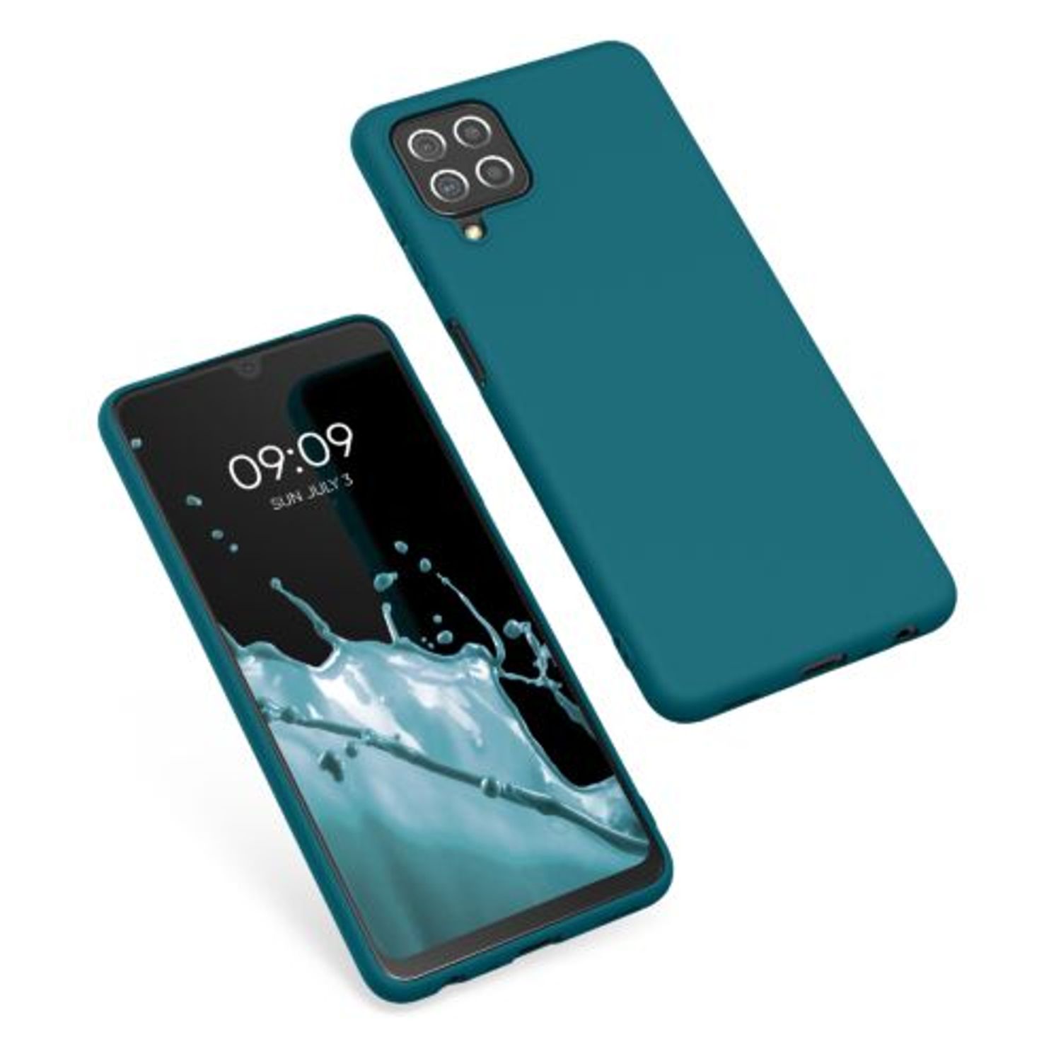 Husa pentru Samsung Galaxy A22, Silicon, Verde, 55493.57 fotografia produsului View 2 L
