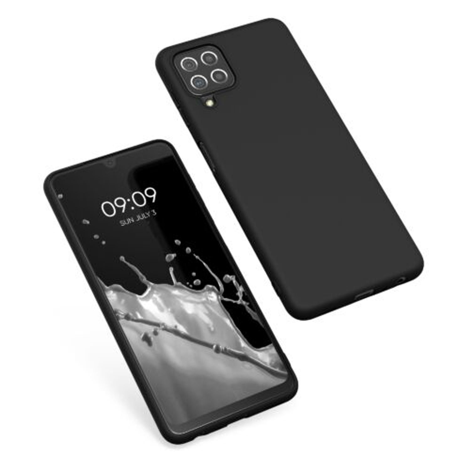 Husa pentru Samsung Galaxy A22, Silicon, Negru, 55493.47 fotografia produsului View 2 L