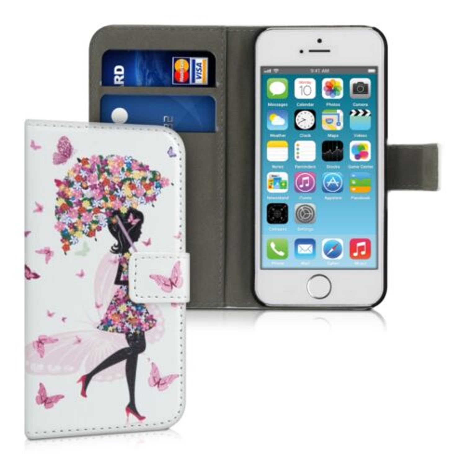 Husa pentru Apple iPhone 5/iPhone 5s/iPhone SE, Piele ecologica, Multicolor, 20207.01 fotografia produsului