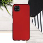 Husa pentru Samsung Galaxy A22 5G, Silicon, Rosu, 55247.36 fotografia produsului View 3 S