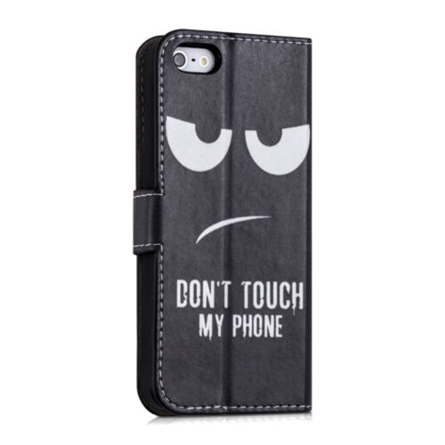 Husa pentru Apple iPhone 5/iPhone 5s/iPhone SE, Piele ecologica, Negru, 20207.14 fotografia produsului View 4 L