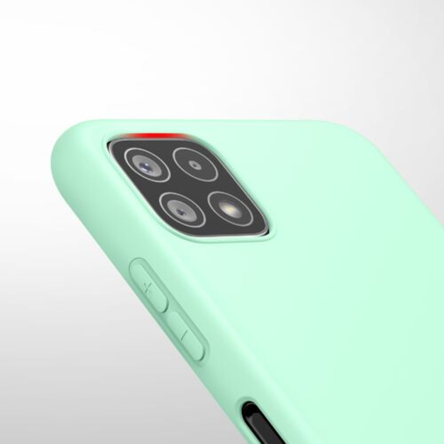 Husa pentru Samsung Galaxy A22 5G, Silicon, Verde, 55245.50 fotografia produsului View 9 L