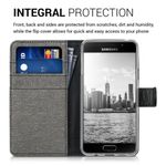 Husa pentru Samsung Galaxy A3 (2016), Textil, Gri, 39024.22 fotografia produsului View 5 S