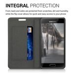Husa pentru Samsung Galaxy A3 (2016), Textil, Gri, 37863.03 fotografia produsului View 5 S