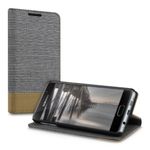 Husa pentru Samsung Galaxy A3 (2016), Textil, Gri, 37863.03 fotografia produsului View 2 S