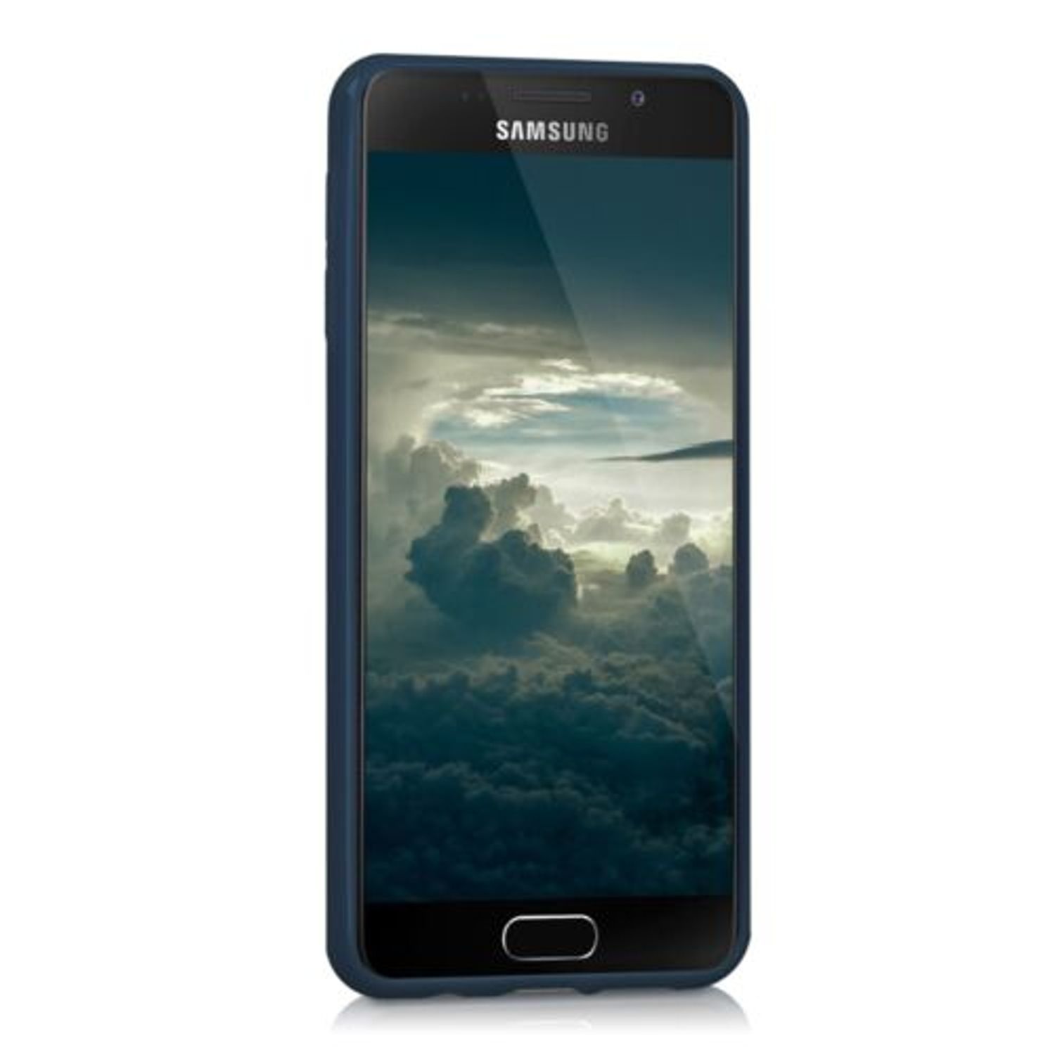 Husa pentru Samsung Galaxy A3 (2016), Silicon, Albastru, 39063.17 fotografia produsului View 3 L