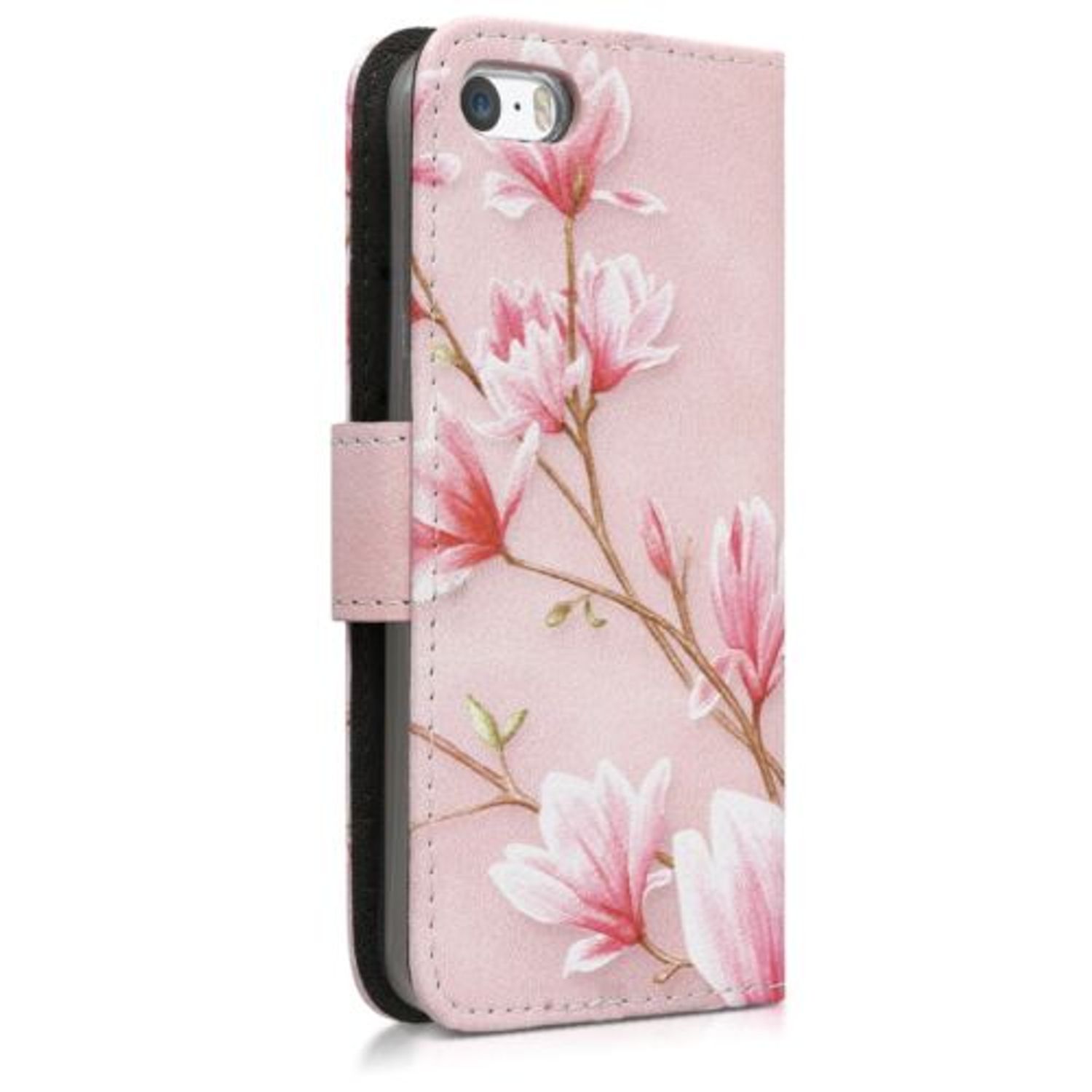 Husa pentru Apple iPhone 5/iPhone 5s/iPhone SE, Piele ecologica, Roz, 20207.22 fotografia produsului View 4 L