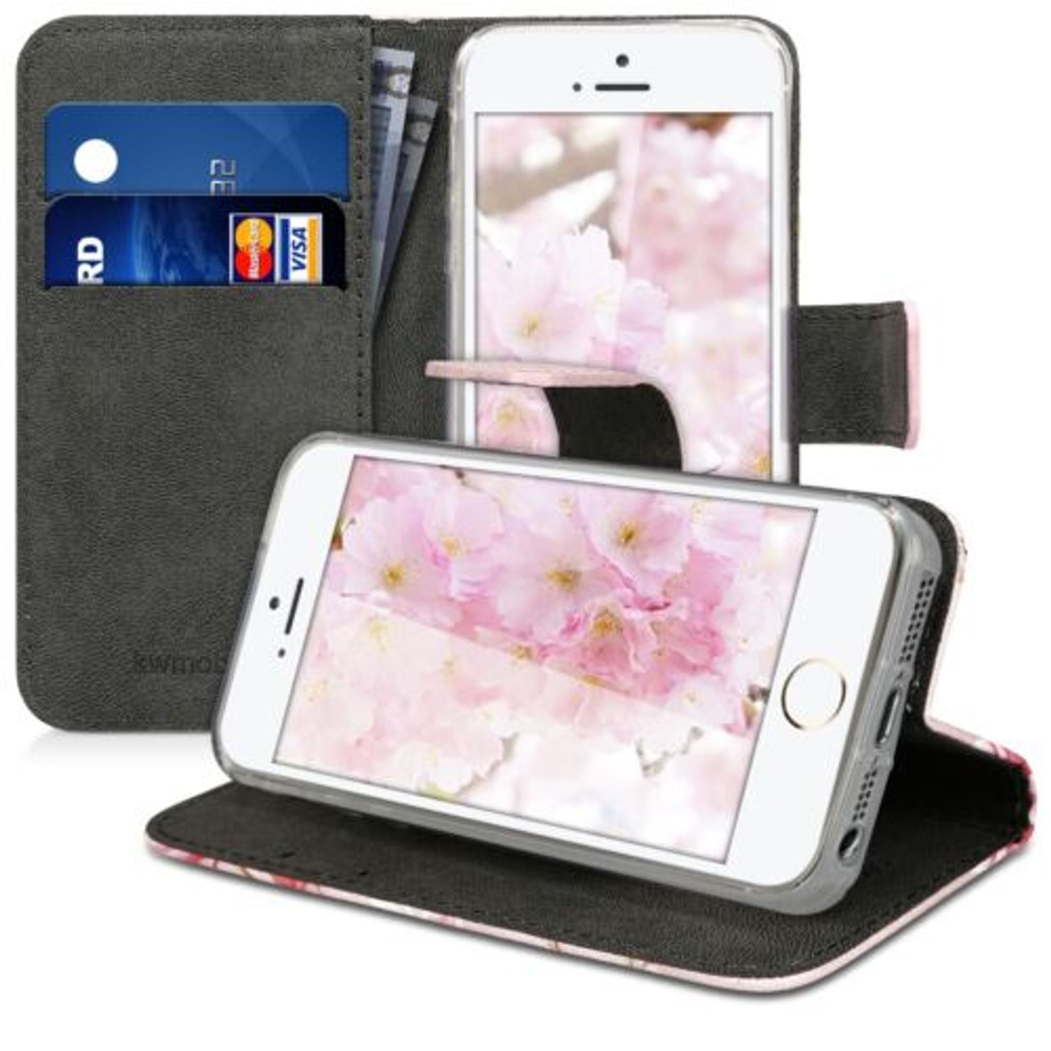 Husa pentru Apple iPhone 5/iPhone 5s/iPhone SE, Piele ecologica, Roz, 20207.22 fotografia produsului View 5 L