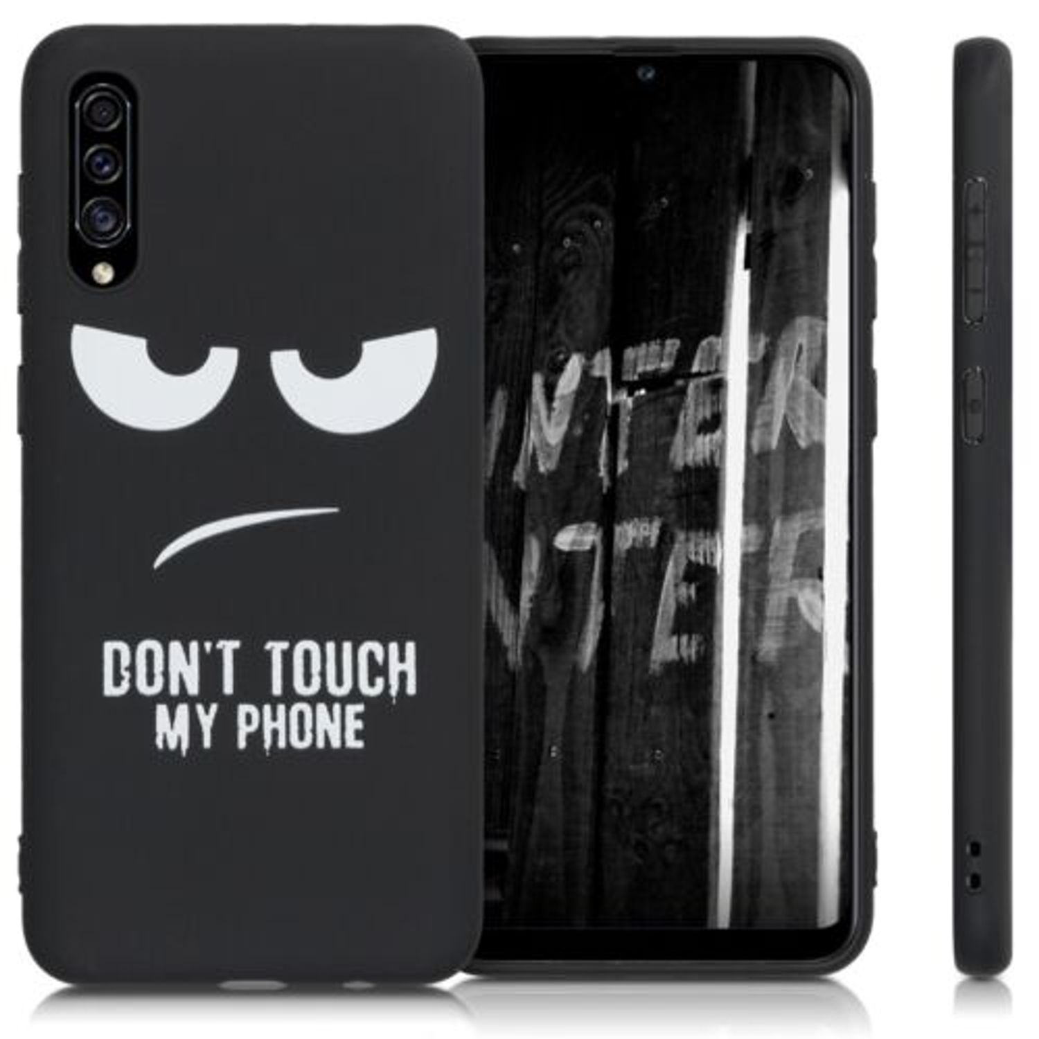 Husa pentru Samsung Galaxy A30s, Silicon, Negru, 50198.02 fotografia produsului View 2 L