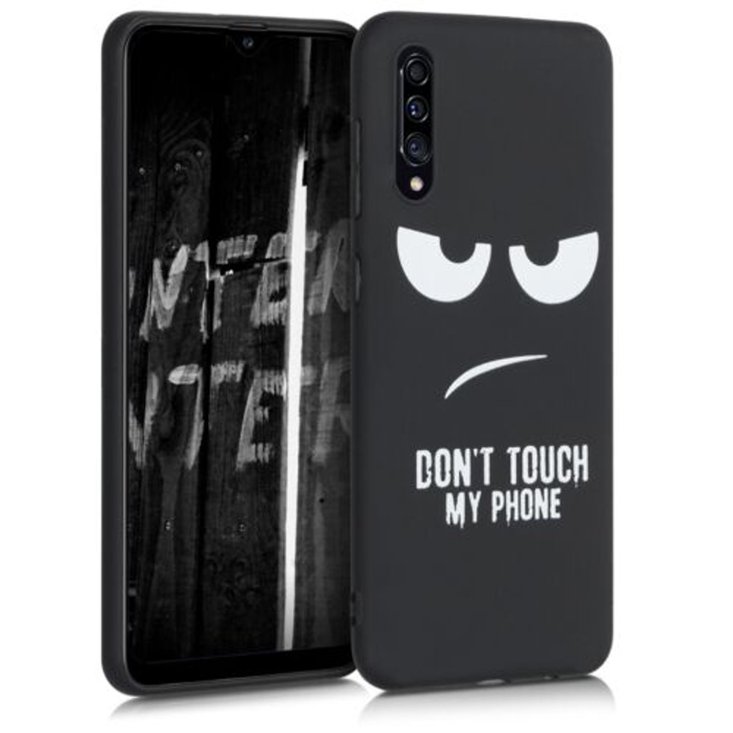 Husa pentru Samsung Galaxy A30s, Silicon, Negru, 50198.02 fotografia produsului