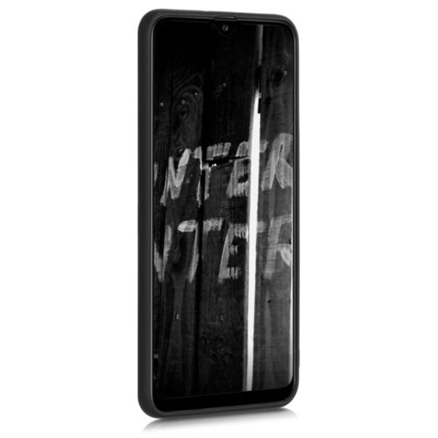 Husa pentru Samsung Galaxy A30s, Silicon, Negru, 50198.02 fotografia produsului View 3 L