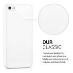 Husa pentru Apple iPhone 5/iPhone 5s/iPhone SE, Silicon, Alb, 33098.02 fotografia produsului View 4 S