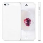Husa pentru Apple iPhone 5/iPhone 5s/iPhone SE, Silicon, Alb, 33098.02 fotografia produsului View 2 S